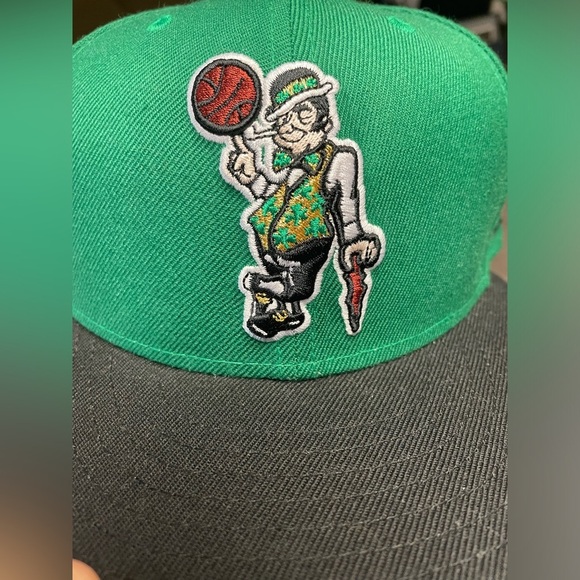 New Era 59fifty NBA Boston Celtics Fitted Green Baseball Hat,  Size 7 1/4, Byrd - Picture 6 of 8
